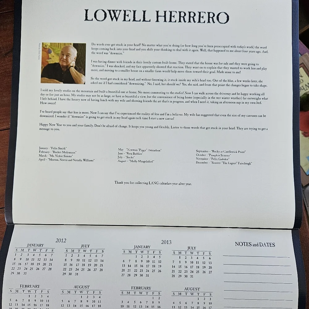 2012 American Cat Calendar Twenty Fifth Edition Lowell Herrero